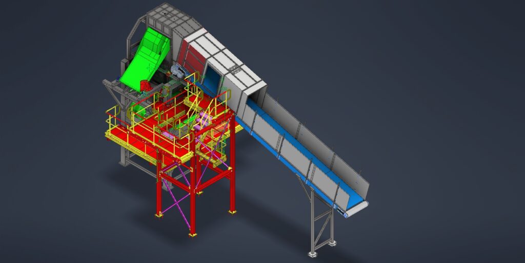 shreddertoren compleet